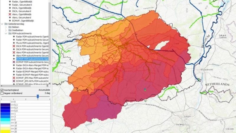 Technical Support to VMM for developing the FEWS flood forecasting system for the Flemish unnavigable waterways